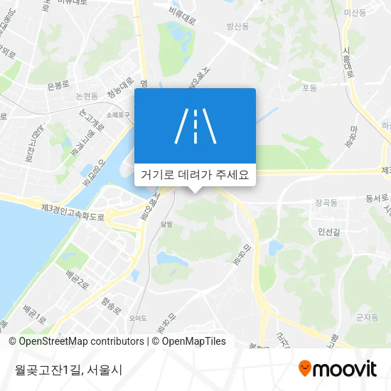 월곶고잔1길 지도