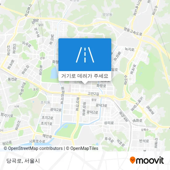당곡로 지도