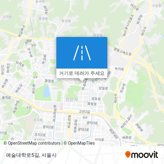 예술대학로5길 지도