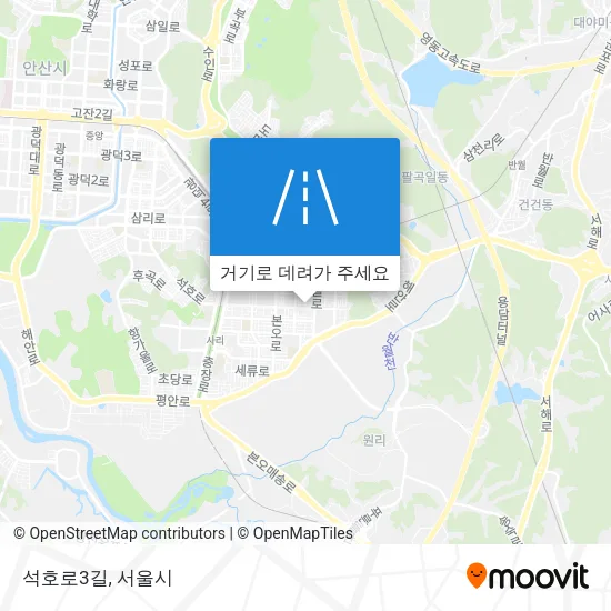 석호로3길 지도