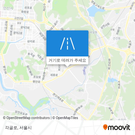 각골로 지도