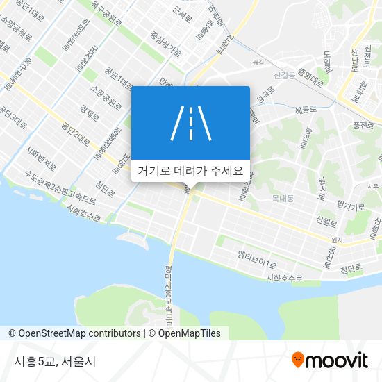 시흥5교 지도