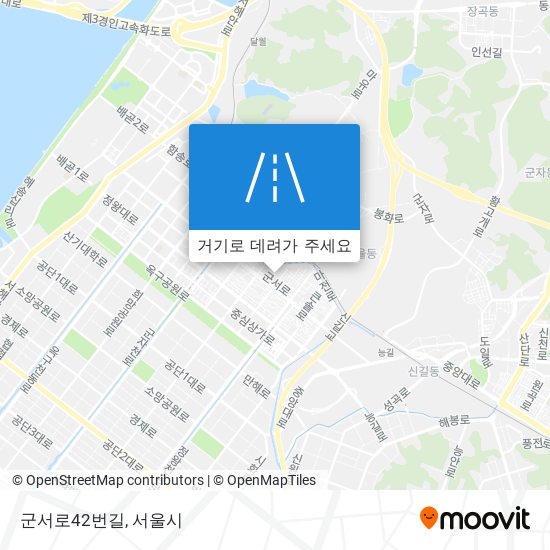 군서로42번길 지도