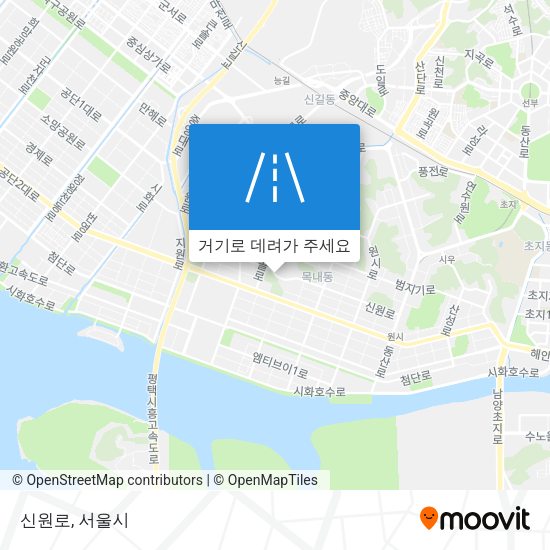 신원로 지도