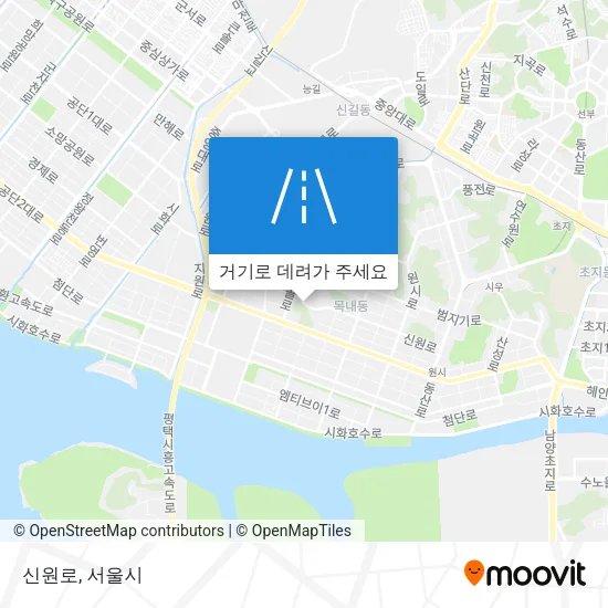 신원로 지도