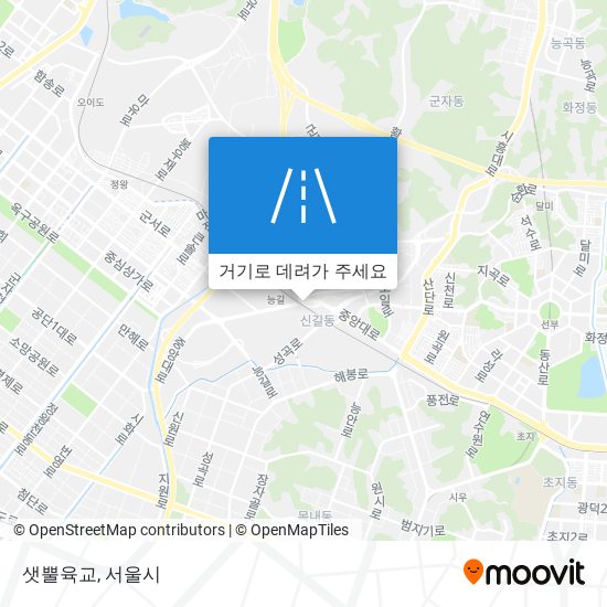 샛뿔육교 지도