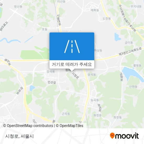 시청로 지도