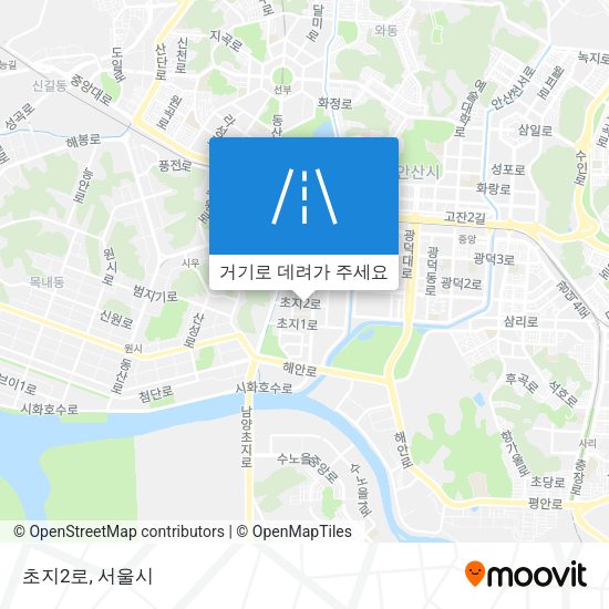 초지2로 지도