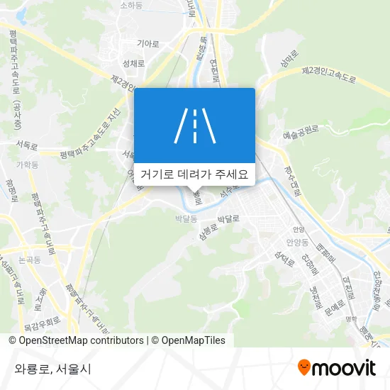 와룡로 지도