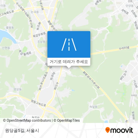 원당골5길 지도