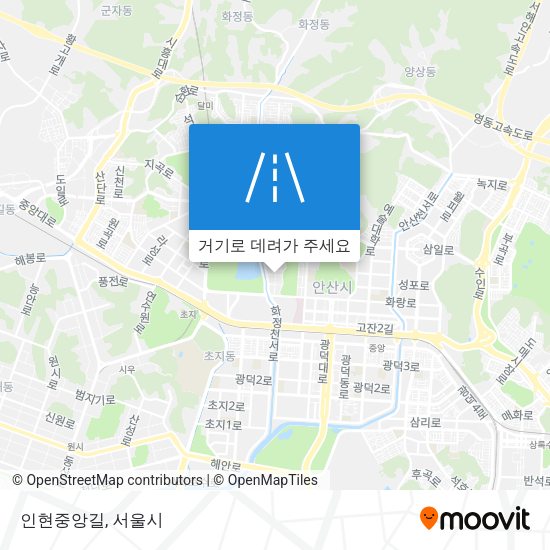 인현중앙길 지도