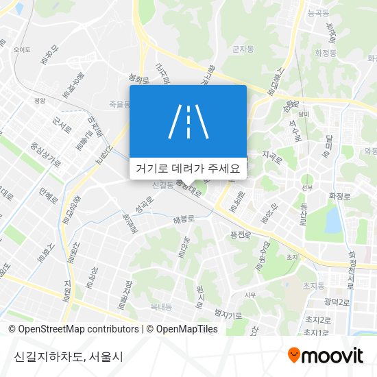 신길지하차도 지도