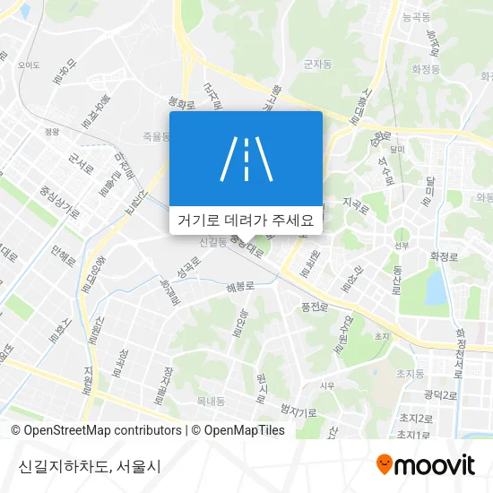 신길지하차도 지도