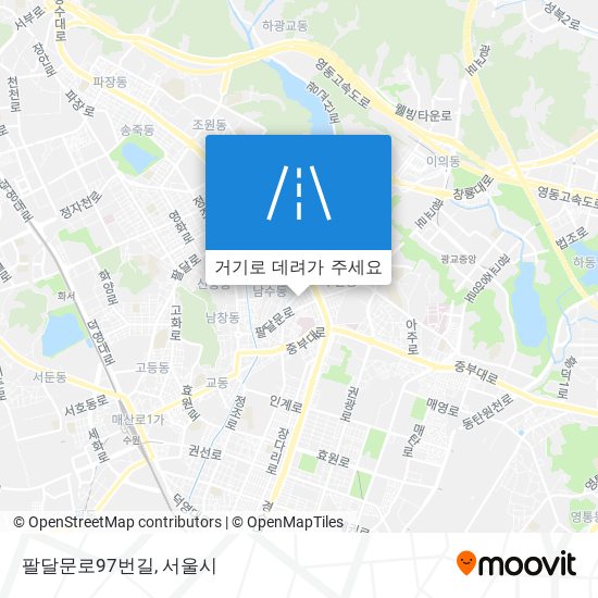 팔달문로97번길 지도