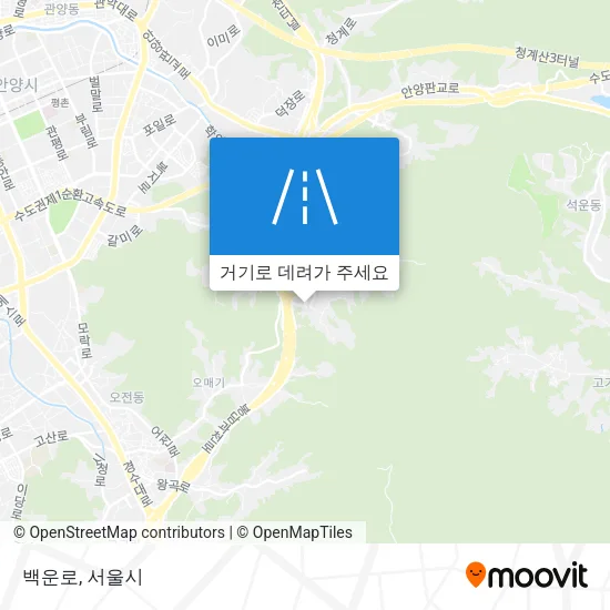 백운로 지도