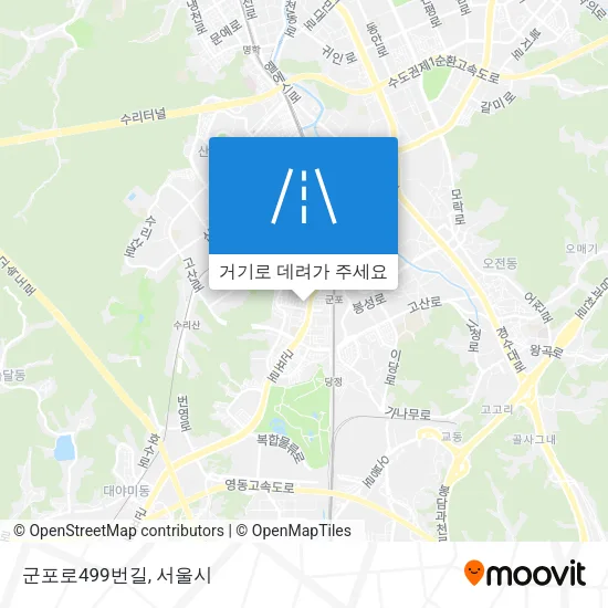 군포로499번길 지도