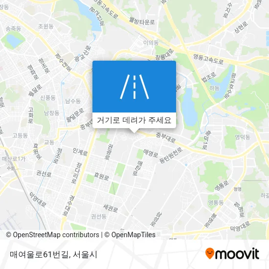 매여울로61번길 지도