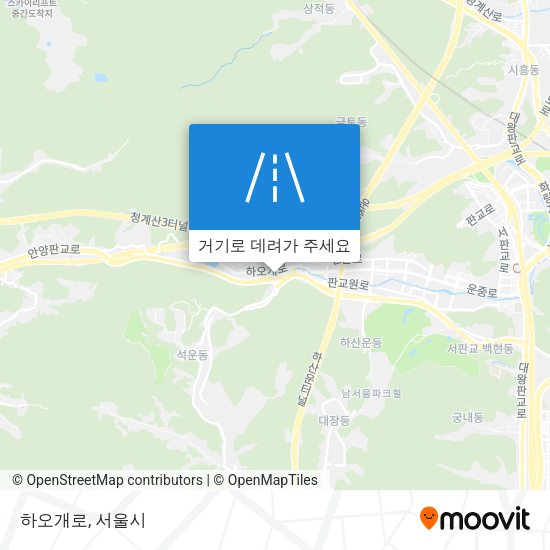 하오개로 지도
