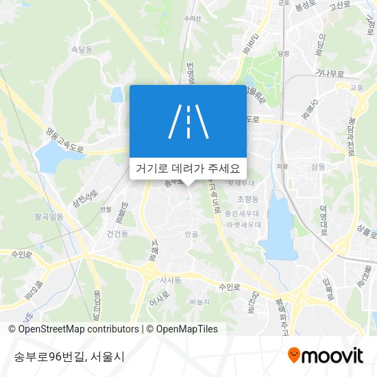송부로96번길 지도