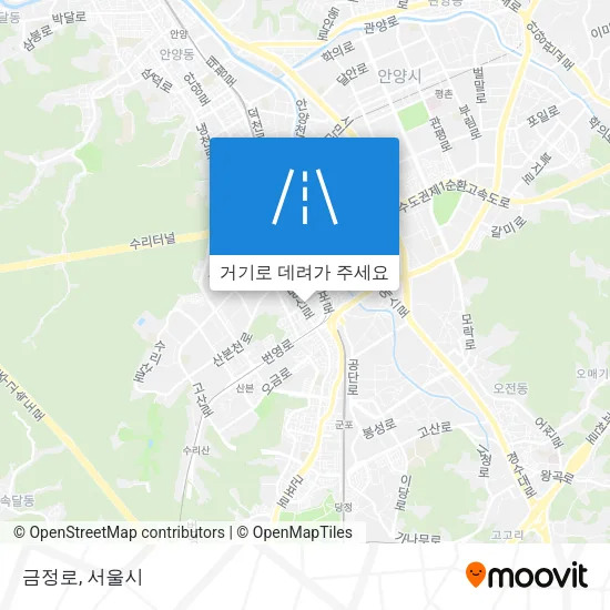 금정로 지도