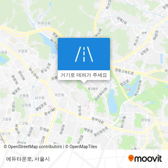 에듀타운로 지도