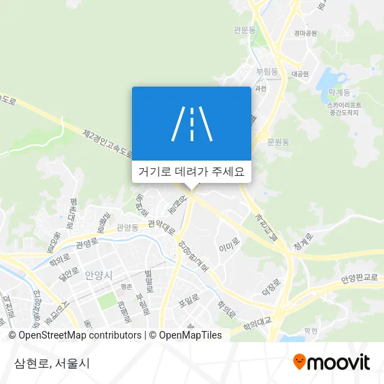 삼현로 지도