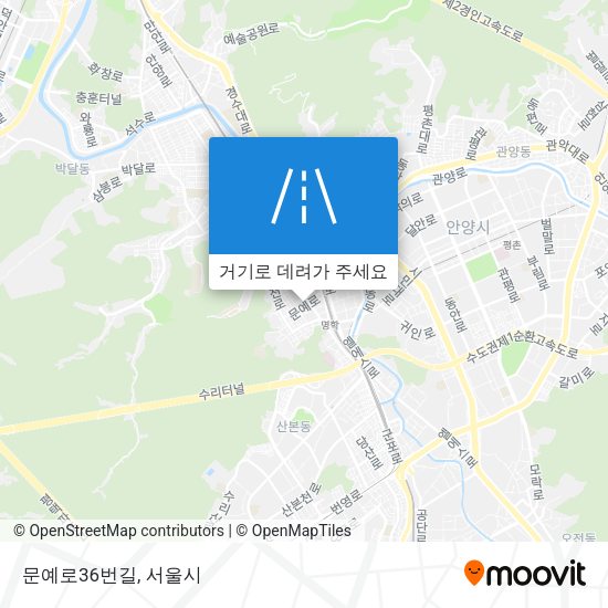 문예로36번길 지도