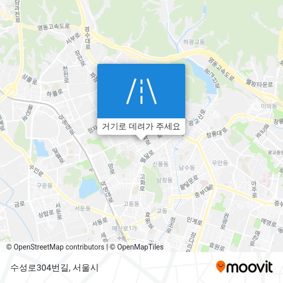 수성로304번길 지도
