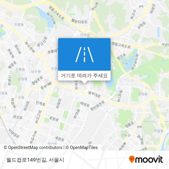 월드컵로149번길 지도