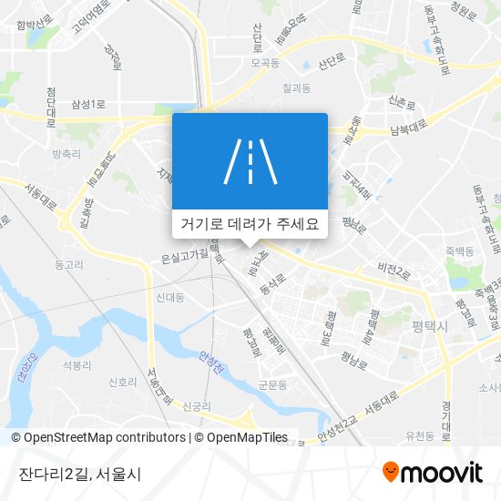 잔다리2길 지도