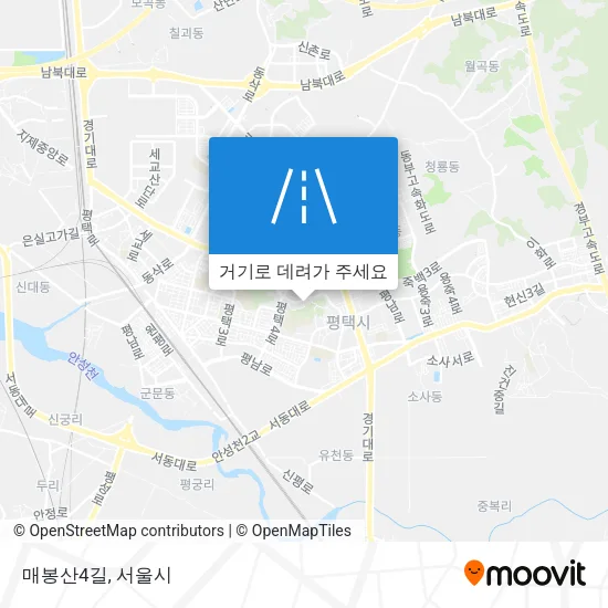 매봉산4길 지도