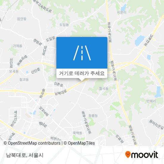 남북대로 지도