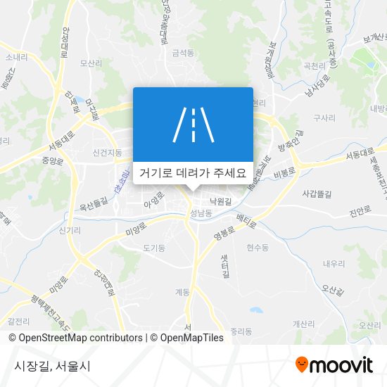 시장길 지도