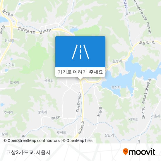 고삼2가도교 지도