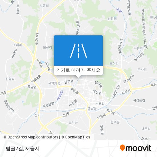 밤골2길 지도