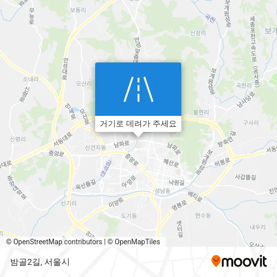 밤골2길 지도
