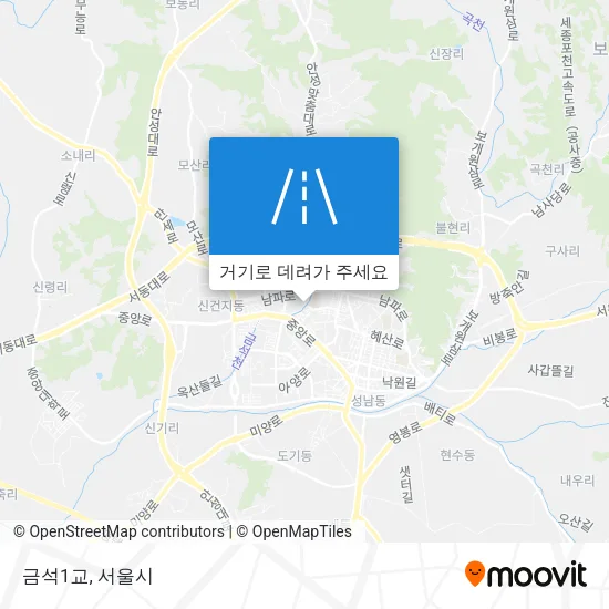 금석1교 지도
