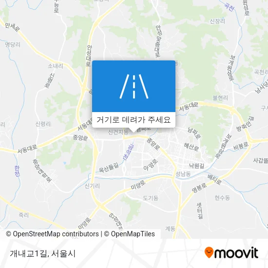 개내교1길 지도