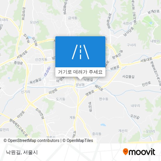 낙원길 지도