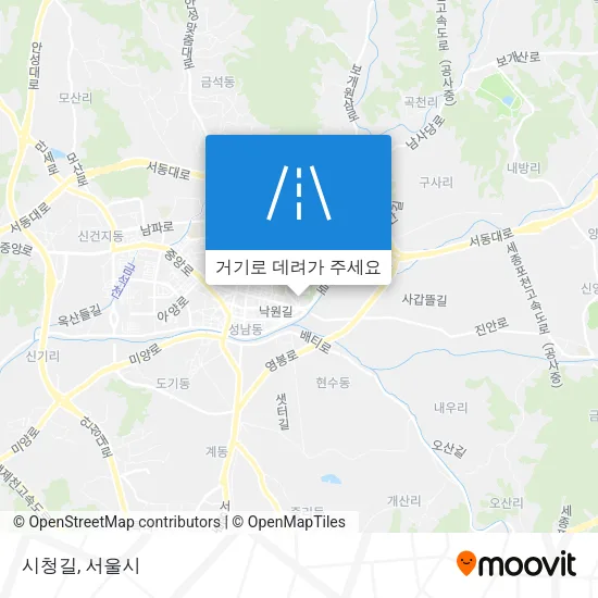 시청길 지도