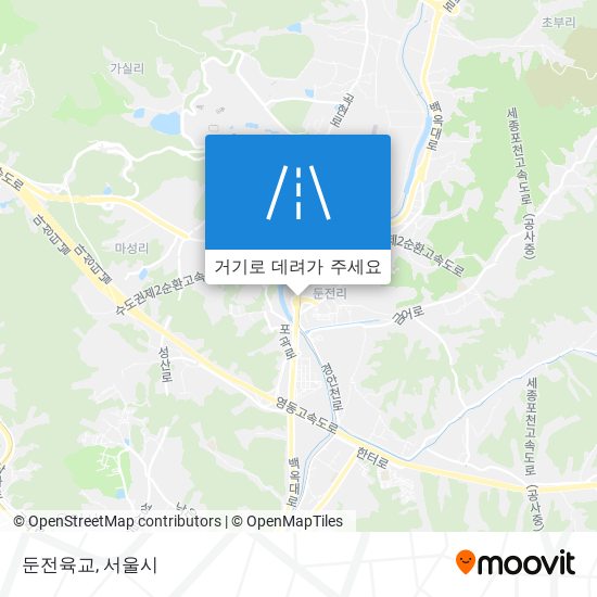 둔전육교 지도