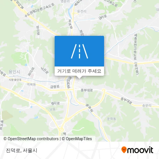 진덕로 지도