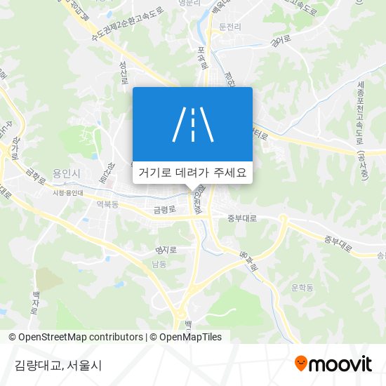 김량대교 지도