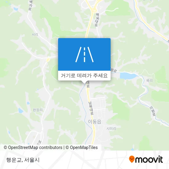 행운교 지도
