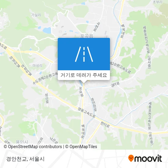 경안천교 지도