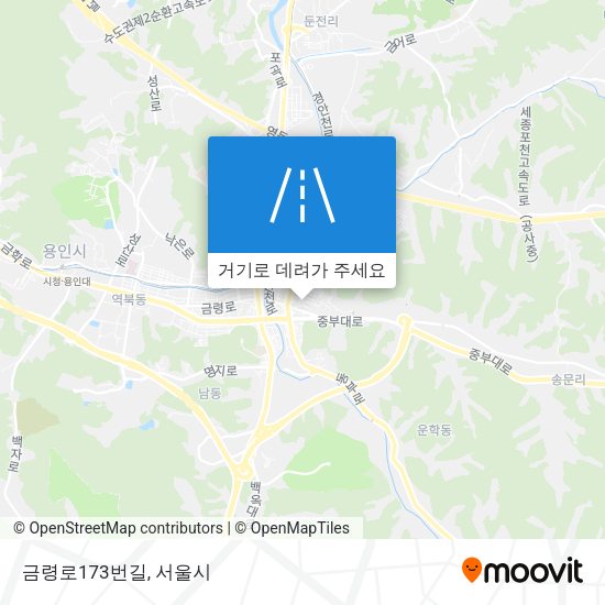 금령로173번길 지도