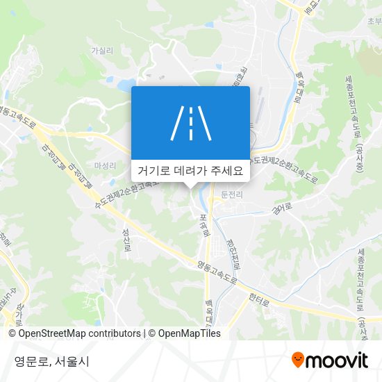 영문로 지도