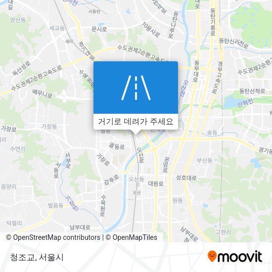 청조교 지도