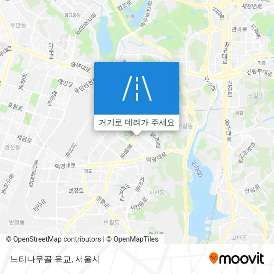 느티나무골 육교 지도