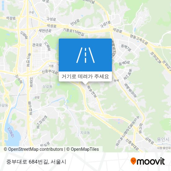 중부대로 684번길 지도